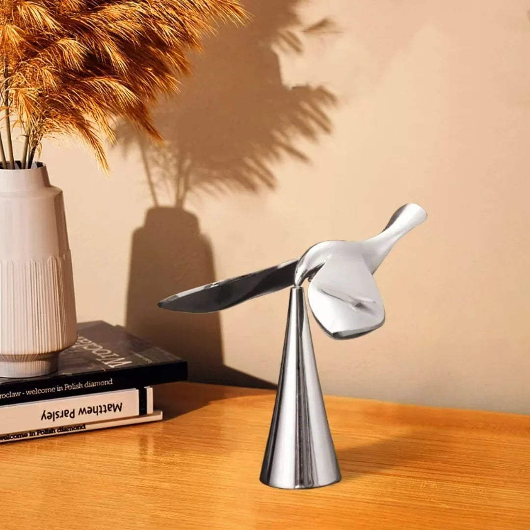 Flying Bird Bottle Opener (Zinc alloy, Silver)