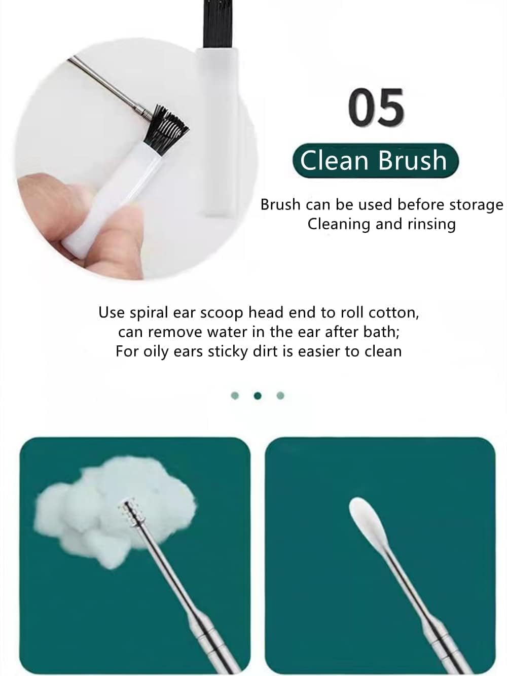 EarEase Pro 6-Piece Stainless Steel Ear Cleaning Kit (BUY 1 GET 1 FREE)