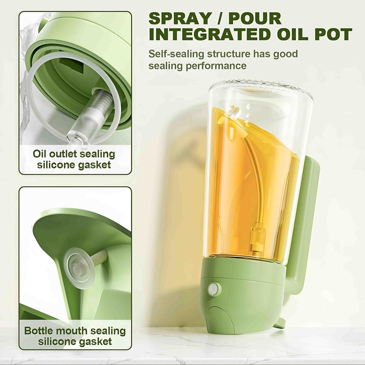 EcoSpray Jar™ - 2 in 1 Oil Dispenser